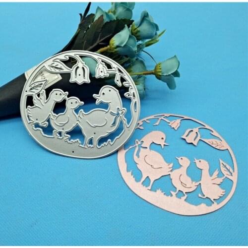 P15D Duck Metal Cutting Dies Stencil DIY Scrapbooking Album Paper Card Template Mold
