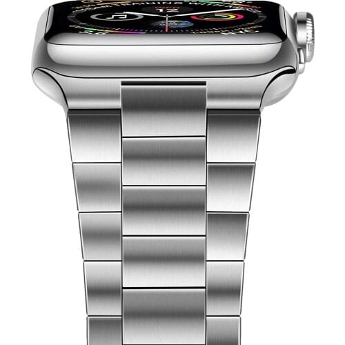 Metal Strap for Apple watch 44mm 40mm Series 6 5 4 SE Stainless steel ultra-thin one-piece wristband for iwatch 3 2 1 42mm 38mm