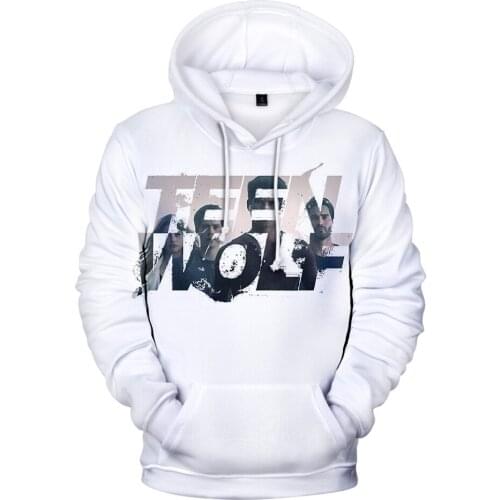 3D Print Trendy Popular Derekhale Pullover Men Women Teen Wolf Hoodie Sweatshirts Long Sleeve Keep Warm Hoodie Casual