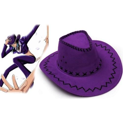 One Piece Nico Robin Two Years ago Cosplay West Cowboy Hat Cap Japanese Anime Halloween Carnival Costume Accessory Headgear