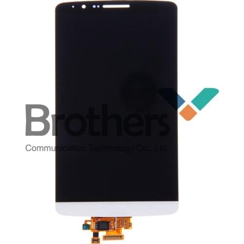 2Pcs/ a lot Wholesale White/Gold /Gray LCD + Digitizer Full Assembly For LG G3 D830 D850 D851 D855 VS985 LS990 F400L Free Ship
