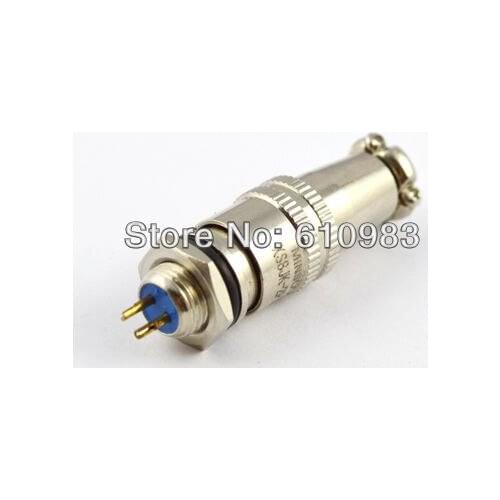 5 pieces/lot) XLR Connector XS8JK-2P/Y 2pin 8mm self locking Aviation socket connector