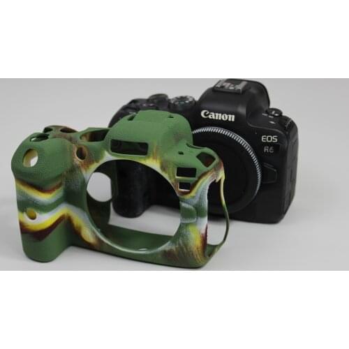 Rubber Silicone Case Body Cover Protector Frame Skin for Canon EOS R5 R6 EOSR5 EOSR6 Mirrorless Camera