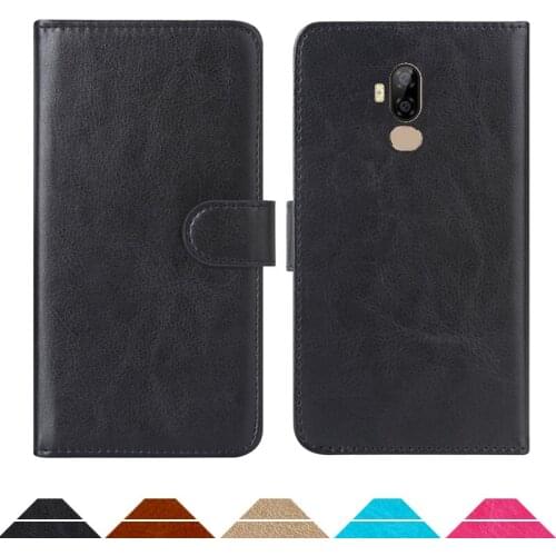 Luxury Wallet Case For Ulefone P6000 Plus PU Leather Retro Flip Cover Magnetic Fashion Cases Strap