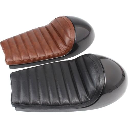 Cafe Racer Seat Retro Seat Pan Base Saddle Scrambler Cushion Vintage For DUCATI 250 BEVEL Royal Enfield Triumph Motorcycle Seat