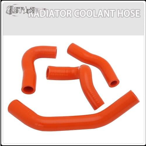 Motorcycle Engine Cooling Silicone Radiator Coolant Reinforced Hoses Kit For KTM 390 LC4 Duke RC390 RC 390 2015 2016