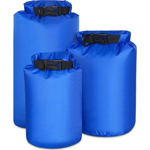 3 Pack Folding Waterproof Bag 2L+4L+8L Ultralight Dry Sacks Dry Bag for Outdoor Camping Hiking Traveling Kayaking Fishing
