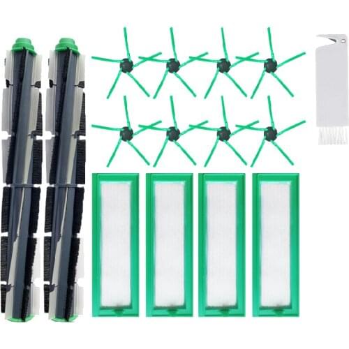 Replacement Roller Main Brush Filter For Vorwerk Kobold VR200 Vacuum Cleaner Side Brushes HEPA Filter Parts Accessories