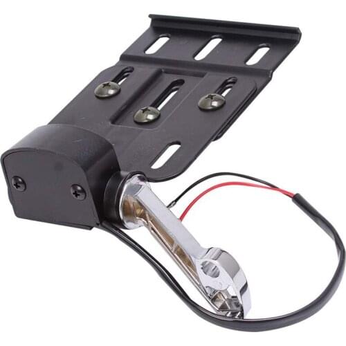 Motorcycle Telescopic Folding Led Light Side Mount License Plate Holder for Dyna Sportster 883 1200 Xl 07-16