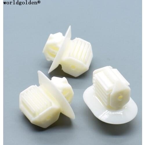 Worldgolden 100pcs auto fasteners Body Pillar Retainer for VW#6N0867276