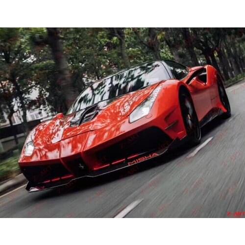 Z-ART retrofit body kit for Ferrari 488 2015-2019 tuning body kit for Ferrari 488 GTB refit body kit aerodynamic tuning kit