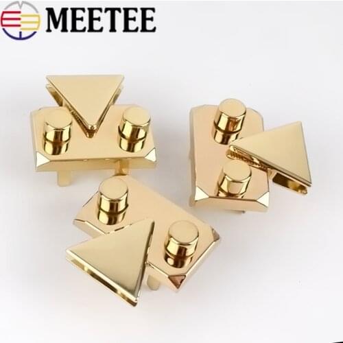 1/2pcs 42x26mm Metal Bag Snap Lock Handbag Clasps Closure Buckle DIY Purse Pushed Locks Bags Replacement Hardware Accessories