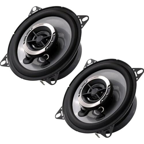 2pcs Car Coaxial Speaker Horn 4 Inches Automotive Audio Dual Cone 150W Speaker Car Accessories (Black)