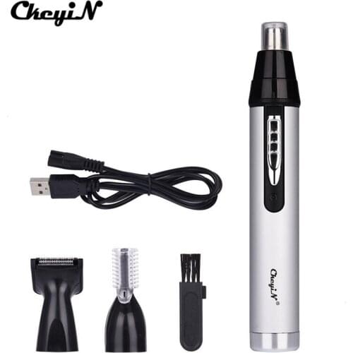 3 in1 Rechargeable Mens Shaver Hair Cutter Clipper Beard Trimmer Electric Nose Ear Hair Trimmer Eyebrows Hair Sideburns