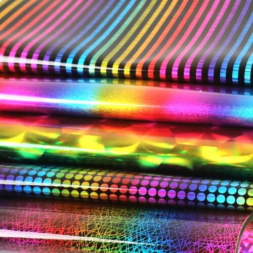 David accessories 20*33cm Rainbow Faux Artificial Synthetic Leather Fabric Sewing,DIY Decorative Knotbow HandBag Crafts,1Yc4993