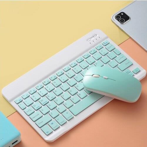Wireless Bluetooth Keyboard Mouse Set Lightweight Portable for IOS Android Phone Tablet GK99