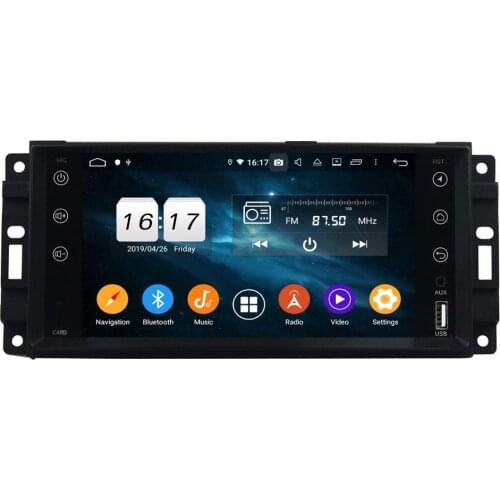 CarPlay DSP PX6 7" Android 10 Car DVD Stereo Radio GPS for Chrysler Sebring 300C Jeep Grand Cherokee Compass Wrangler Journe