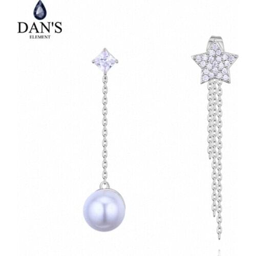 DANS 3 Colors Real Austrian crystals Stud earrings for women Earrings s New Sale Hot Round 128659