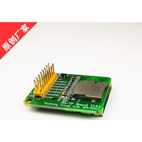 Dual Card Micro SD and TF Card Module SPI / SDIO Dual Mode Drive 3.3v/5v Dual Power Supply