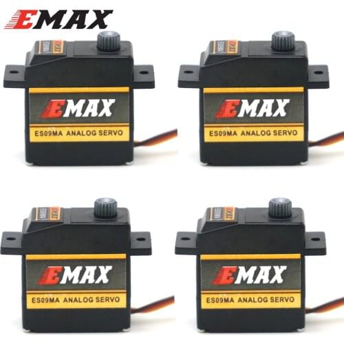 100% orginal Emax ES09MA Metal Analog Servos Specific Swash Servos for 450 Helicopter Tail