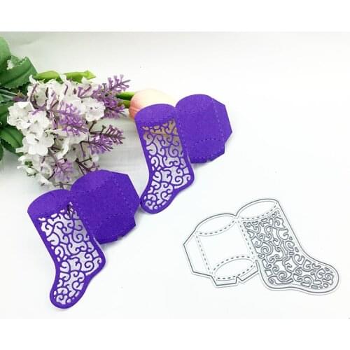 Julyarts Stocking Metal Cutting Crafts 2019 New Dies Stencils For DIY Scrapbooking Photo Album Embossing Christmas Paper Cards