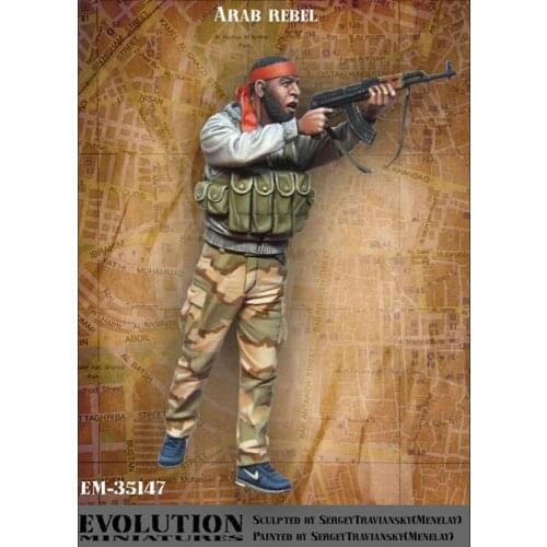 1/35 Resin Soldier Model Military Theme Arab Soldier 300