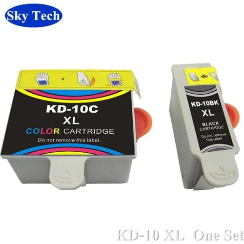 One Set Compatible cartridge For KD10XL KD-10XL , For Kodak 6150 5100 5300 5500 ESP3/5/7/9/ 3250 / 5210 / 5250 / 7250 / 9250 etc