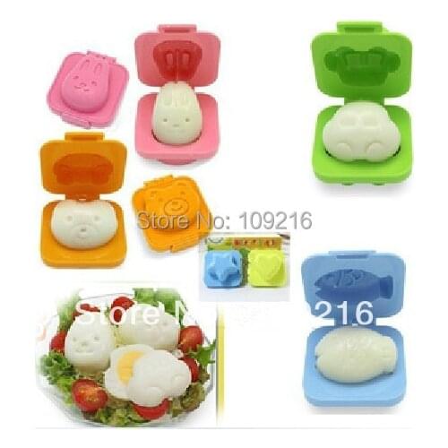 Wholesale!! 6pcs/set Car & Rabbit & Fish etc. DIY Sushi Mold, Rice & Vegetable Roll Mold,Egg Mold