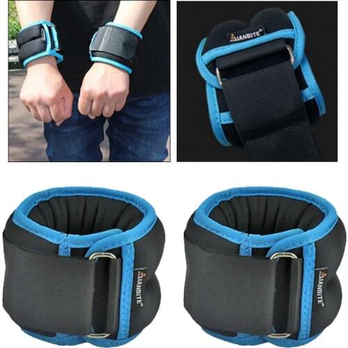 Adjustable Wrist Ankle Weights Pair 1Kg 2Kg 3Kg Wrist Arm Leg Muscle Building Running Fitness Exercises Outdoor Training