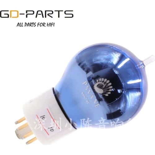 PSVANE 6SN7-BE Matched Pair Vacuum Tube Blue Glass shell Special Customize Version Plate Gold Pin Replace 6N8P 6H8C 6SN7