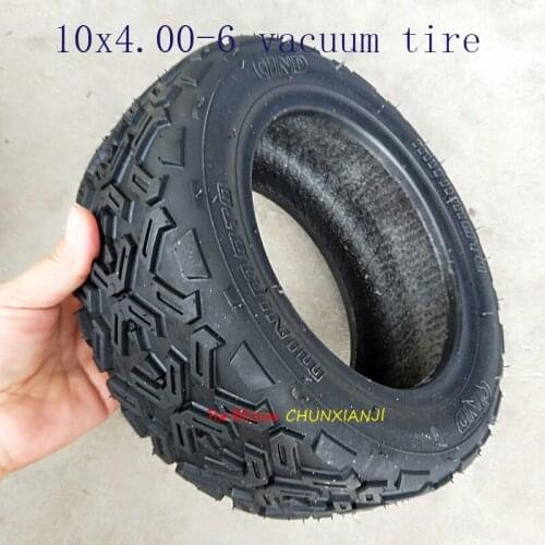 Lightning shipment 10 inch 10*4.00-6 vacuum tyres 10X4.00-6 Tubeless Tyre for snow plow Go karts ATV Quad bike OFF-Road
