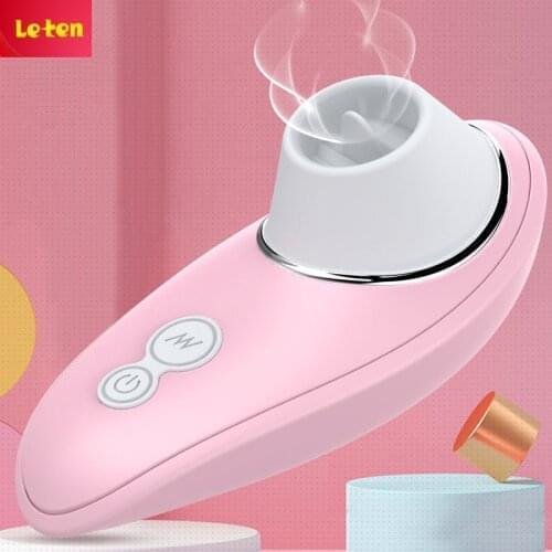 Licking Tongue Sucking Vibrator Sex Toy For Women Clitoris Nipple Fast Orgams Sucker Female Stimulator Sexual Toys For Adults 18