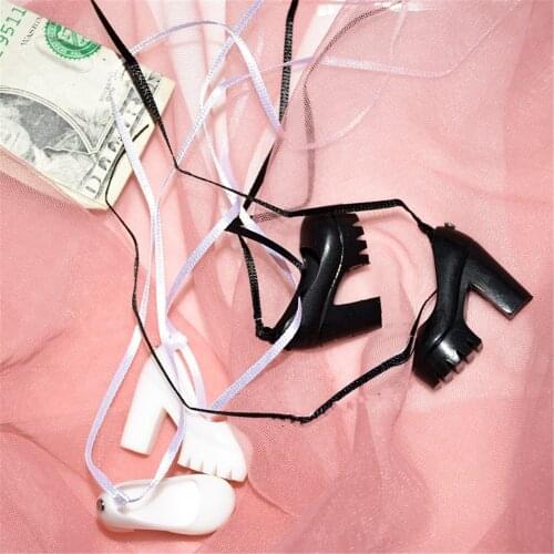 1/6 Female soldier strap high heel sandals fit 12 inch action figure body model toy