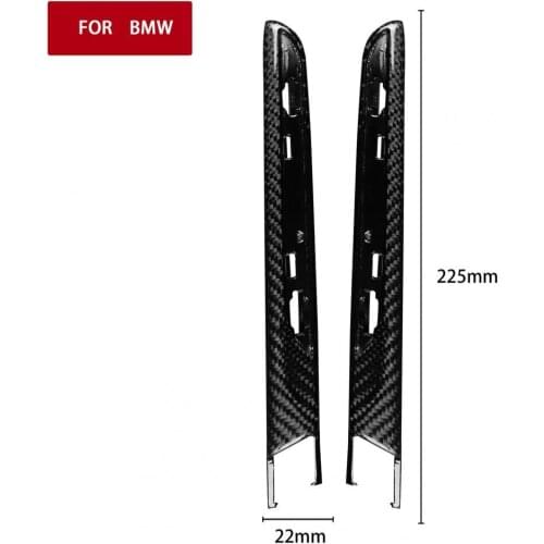 2Pcs Side Fender Cover Rainproof Anti-scratch Carbon Fiber Universal Leaf Plate Cover for BMW M3 M4 2014-2020 Car Accessories