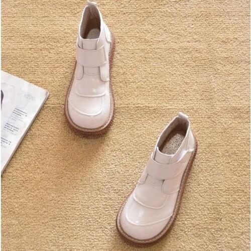 2021 new high-quality Martin boots thick-soled womens leather shoes PU short-tube snow boots ankle boots womens boots