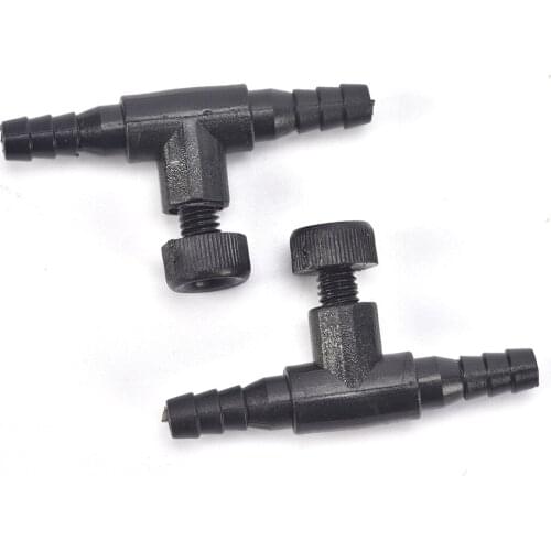 3/10 Aquarium Air Line Tubing Pipe Tube Adjustable Connector Pump Flow Control Valves Switch Tap for 4*6mm Hose Trachea