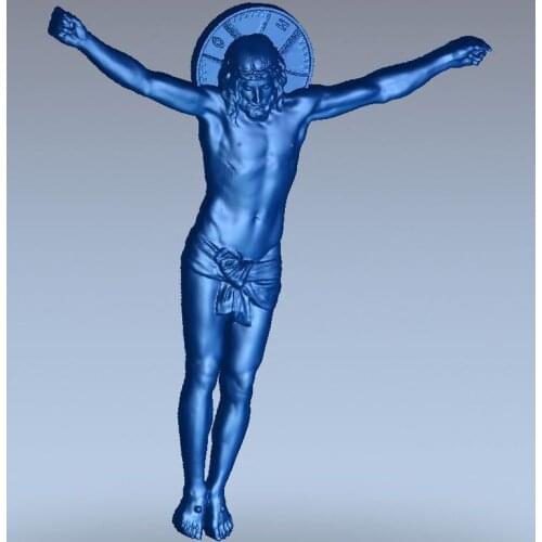 3d model relief for cnc in STL file format Jesus_10