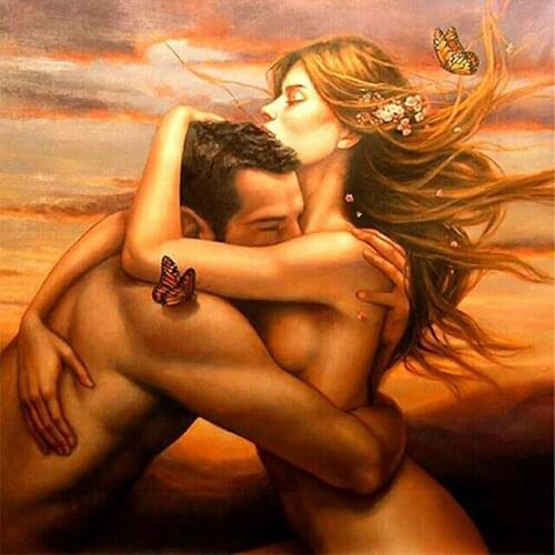 5D DIY Diamond Painting Lover Scenery 3D Diamond Embroidery Cross Stitch needlework Home Decor Round drill love gift