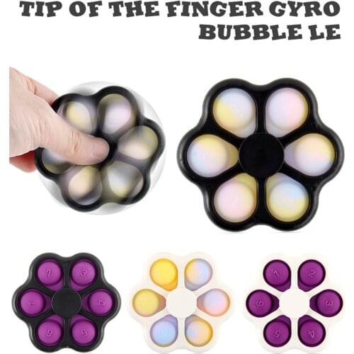 Children Simple Dimple Colorful Bubble Dimple Stress Relief Simplel Dimpel Fidget Toys Board Decompression Anti-stress Toys Gift