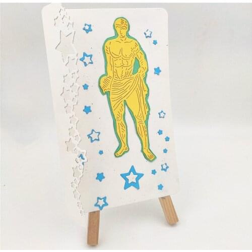 DIY Roman Warriors Cutter Mold Embossing Die Cutter Carbon Steel Cutter Scrapbook Metal Cutting Dies Stencil