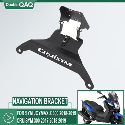 For SYM JOYMAX Z 300 2018-2019 CRUISYM 300 2017-2019 Motorcycle Windshield Mount Navigation Bracket GPS Smartphone Holder