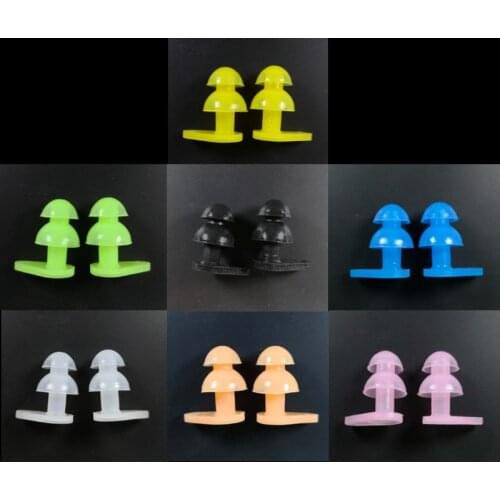 C344 Comfortable and soft Childrens swimming Silicone earplugs Waterproof otitis media Multiple protection waterproof earplugs