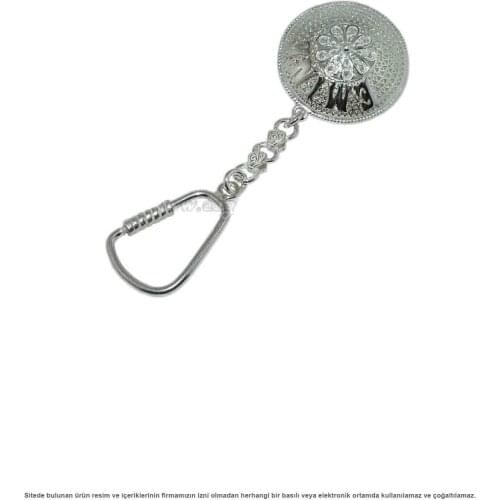 Midyat Hand Handwork Silver Keychain Is