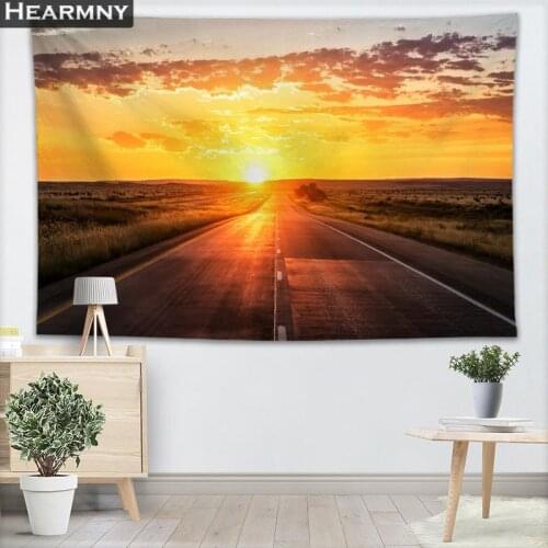 Custom Sunset Wall Tapestry Home Decorations Wall Hanging Forest Tapestries For Bedroom 130x150CM,140x250CM