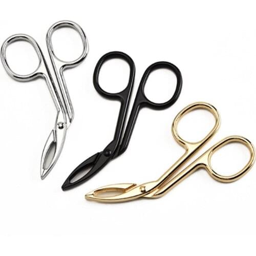 New Practical Eyebrow Tweezers Face Hair Removal Make Up Scissors Durable Metal Cosmetic Trimmer Eyelash Clipper For Beauty