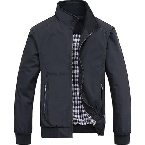 2021 New Spring And Autumn Mens Jacket Casual Solid Color Fashion Slim-Fitting Bomber Jacket Mens Coat Baseball Jacket Top