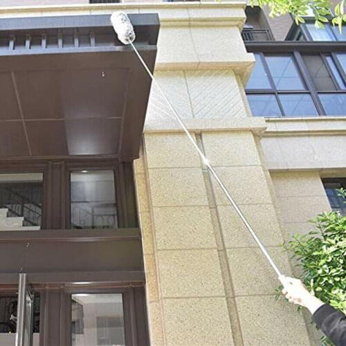 Newly Extendable Microfiber Telescopic Handle Duster Dust Cleaner Flexible Home Cleaning Brush