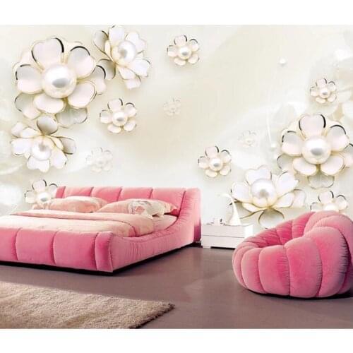 Papel de parede luxury European style 3d flower wedding room wallpaper,living room tv wall bedroom wall papers home decor mural