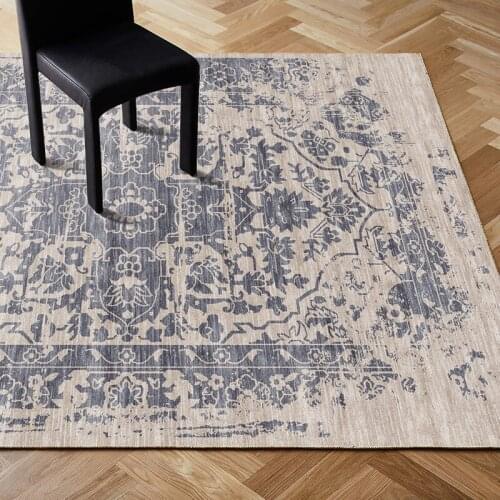 Retro Persian Carpet Bedroom Floor Area Rugs Non-Slip Study Room Mat Bohemia Vintage Living Room Large Rugs Carpet Home Decor