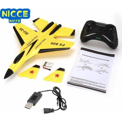 2.4G Glider Plane Hand Throwing foam drone SU35 RC airplane model Fixed wing toy aviones a control remoto juguete toys for boys